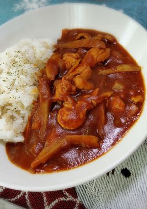 ごぼうたっぷりのトマトカレー-レシピのメイン写真