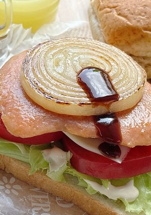サンドイッチポークでハワイ風サンド-レシピのメイン写真