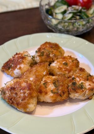 ささみの大葉マヨパン粉焼き-レシピのメイン写真