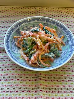 【伝統野菜】村山人参の白和え-レシピのメイン写真