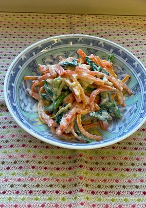【伝統野菜】村山人参の白和え-レシピのメイン写真