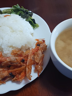 えびの刺身→えびの殻のだしのみそ汁→唐揚-レシピのメイン写真
