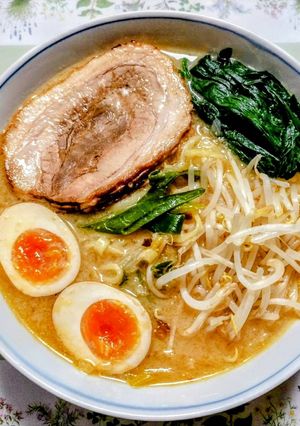 寒い日!我が家の定番!味噌ラーメン-レシピのメイン写真