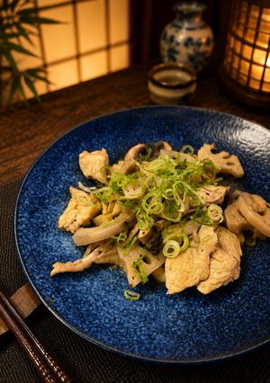 鶏胸肉と蓮根の黒酢炒め-レシピのメイン写真