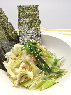 キャベツと豚バラの簡単酒蒸し-レシピのメイン写真