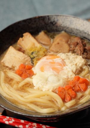 白だしde簡単★すき焼きリメイク★うどん-レシピのメイン写真