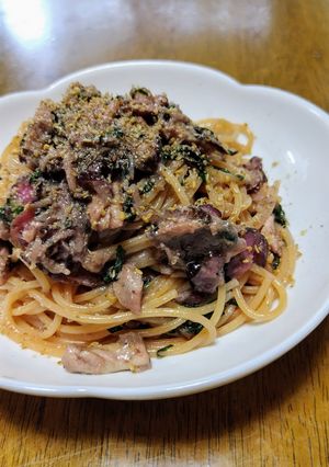 イワシと柴漬けのパスタ-レシピのメイン写真
