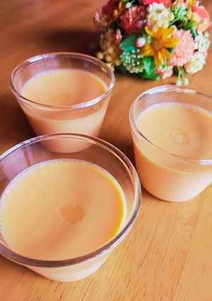 湯せんで簡単！なめらか豆乳プリン-レシピのメイン写真