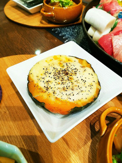 オーブン要らず!!丸ごとカボチャグラタン-レシピのメイン写真