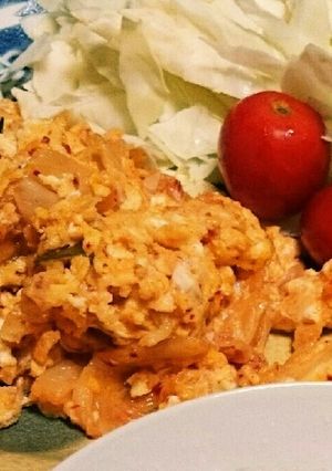 卵のキムチ炒め-レシピのメイン写真