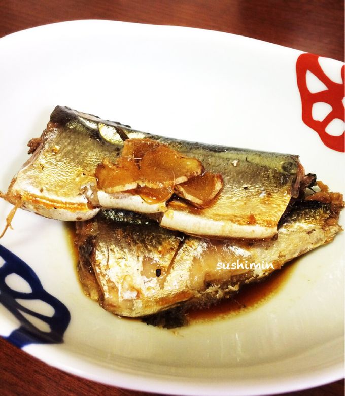 圧力鍋で骨まで柔らか簡単サンマの煮付け★-レシピのメイン写真