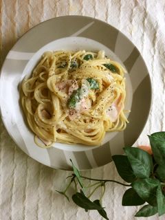 酒粕で濃厚クリームパスタ-レシピのメイン写真