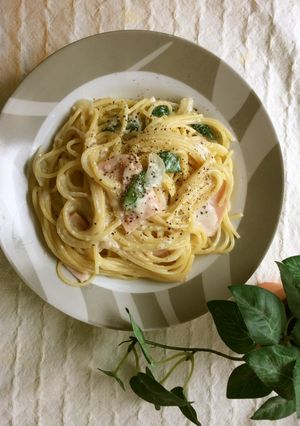 酒粕で濃厚クリームパスタ-レシピのメイン写真