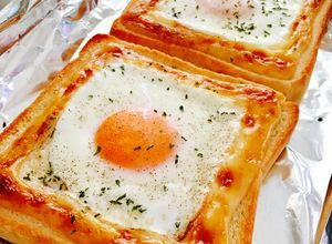 絶品♡洗い物なし目玉焼きマヨトースト-レシピのメイン写真