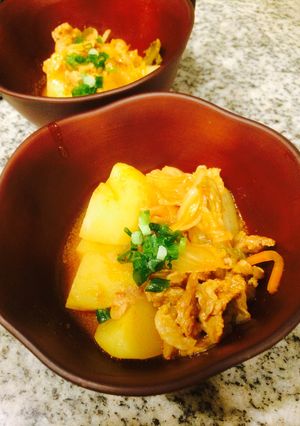 豚肉とジャガイモのキムチ煮-レシピのメイン写真