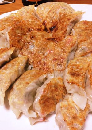 梅干しW使い！サッパリ梅しそ餃子-レシピのメイン写真
