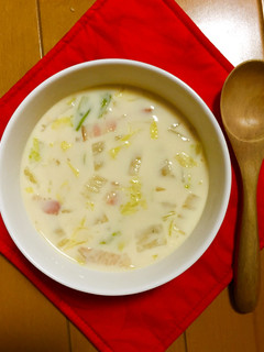 さつま芋と白菜のミルクスープ〜離乳食にも-レシピのメイン写真