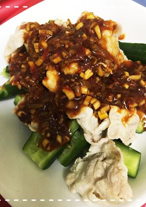 簡単!蒜泥白肉!豚バラのにんにくゆで豚！-レシピのメイン写真