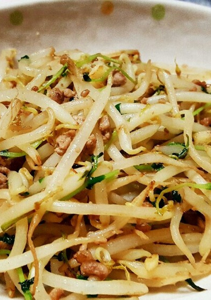 もやしと豆苗の味噌炒め-レシピのメイン写真