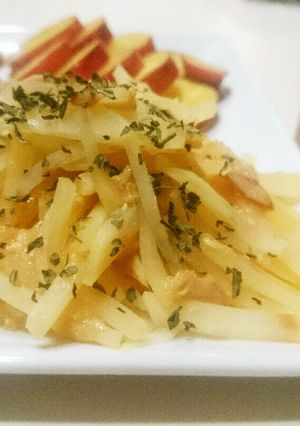 お弁当お野菜おかず：じゃが芋しりしり-レシピのメイン写真