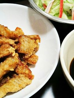 簡単♡豚肉の竜田揚げ♡(酢×砂糖×醤油)-レシピのメイン写真
