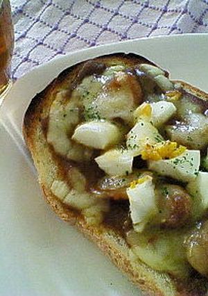 朝ご飯や腹ペコさんに◆カレートースト◆-レシピのメイン写真