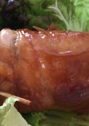 鶏肉ロール 甘辛ソース-レシピのメイン写真