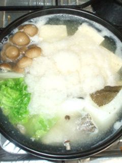 タラ豆腐の簡単みぞれ鍋♪大根おろしスープ-レシピのメイン写真