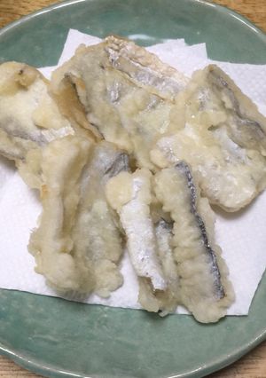 太刀魚の天ぷら（＋骨せんべい）-レシピのメイン写真
