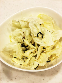 簡単やみつき昆布キャベツ-レシピのメイン写真