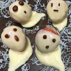 รูปของ ハロウィン★チョコレートいちごのおばけ