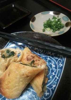 油揚げの餃子春巻き風-レシピのメイン写真