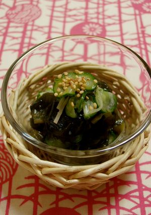 わかめとキュウリの酢の物-レシピのメイン写真