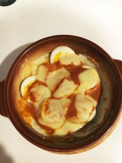 簡単!茹で卵ジャガチーズ焼き♪-レシピのメイン写真
