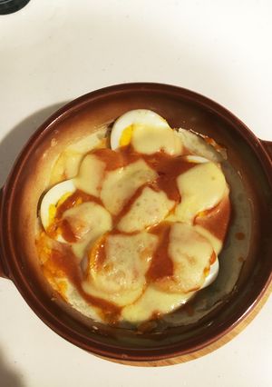 簡単！茹で卵ジャガチーズ焼き♪-レシピのメイン写真