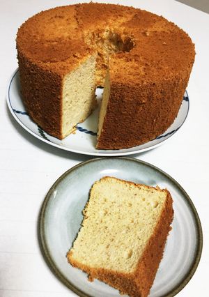 バナナシフォンケーキ-レシピのメイン写真