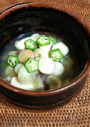 高野豆腐とミョウガのスープ-レシピのメイン写真