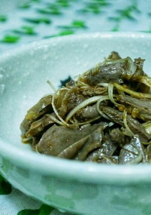 おつまみレシピ！中華風砂肝と葱の和え物-レシピのメイン写真