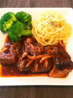 美味い♥豚バラのトマトと赤ワイン煮込み♥-レシピのメイン写真