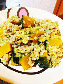 かぼちゃのカレー風味リゾット-レシピのメイン写真
