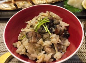 包丁まな板いらず！地鶏炭火焼炊き込みご飯-レシピのメイン写真