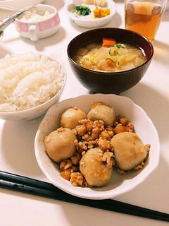 里芋のそぼろ煮-レシピのメイン写真