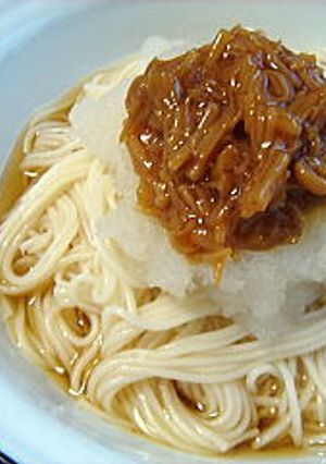 なめ茸おろしそうめん-レシピのメイン写真