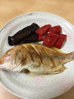 鯛のソテー かぼすオリーブソース-レシピのメイン写真