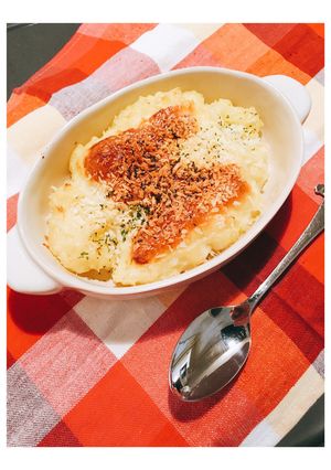 チーズこんがり♪焼きマッシュポテト✨-レシピのメイン写真