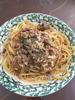 簡単 鯖缶のクリームチーズパスタ-レシピのメイン写真