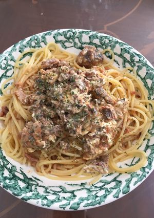 簡単 鯖缶のクリームチーズパスタ-レシピのメイン写真