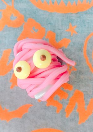 ハロウィン♡ピンクのミイラ♡-レシピのメイン写真