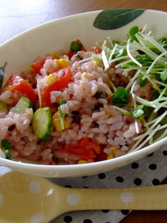 夏ゴハン★トマトでちらしずし-レシピのメイン写真