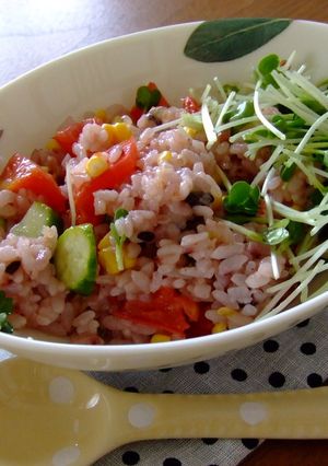 夏ゴハン★トマトでちらしずし-レシピのメイン写真